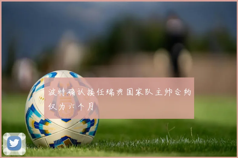 波特确认接任瑞典国家队主帅合约仅为六个月